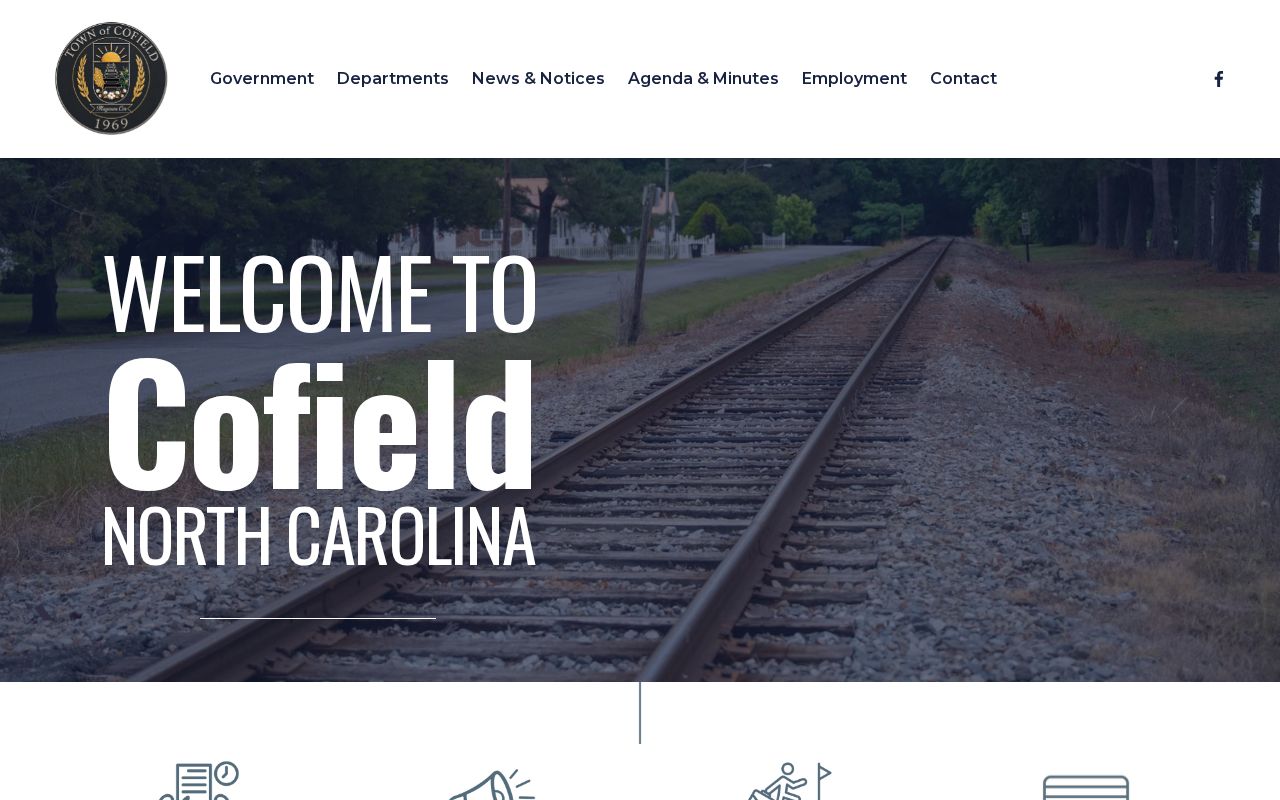 Cofield court records local-government context at Cofield Town Hall